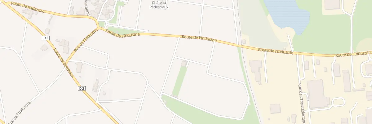 Plan du 9010 Padarnac à Pauillac