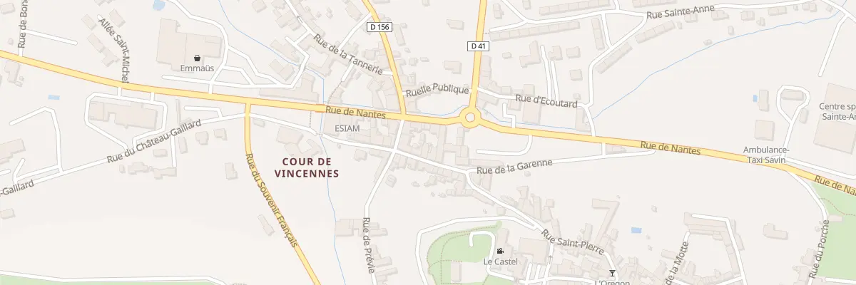 Plan du 40 Rue St Pierre à Mauléon