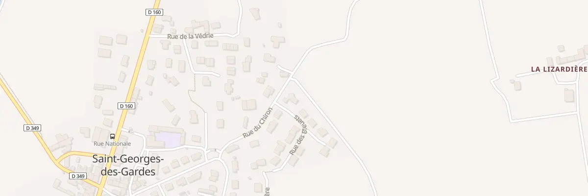 Plan du 1 Rue des Bleuets de St Georges à Chemillé-en-Anjou
