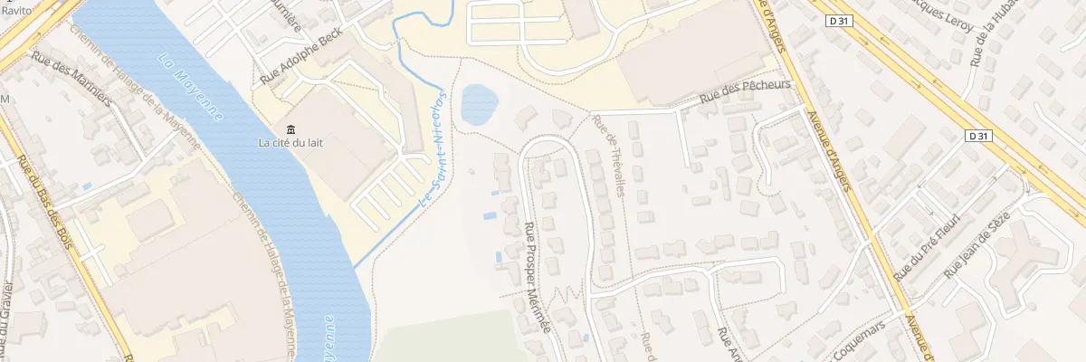Plan du 29 Rue Prosper Mérimée à Laval