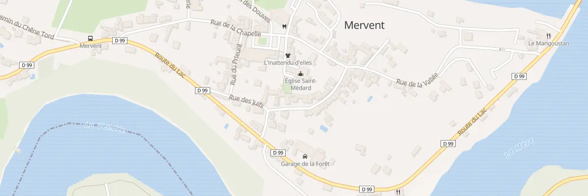 Plan du 30 Rue des juifs à Mervent