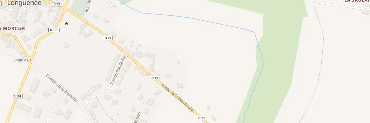 Plan du 5268 Rte de la Membrolle à Erdre-en-Anjou