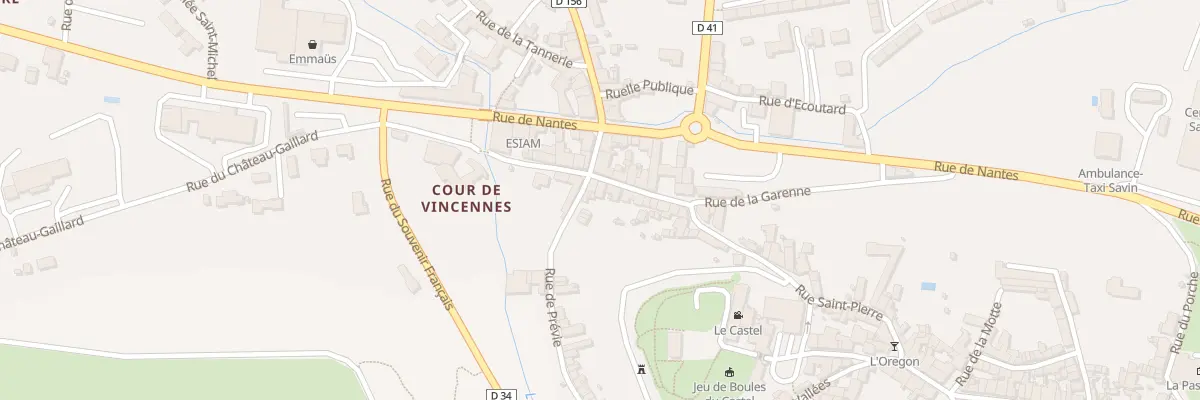 Plan du 33 Rue St Pierre à Mauléon