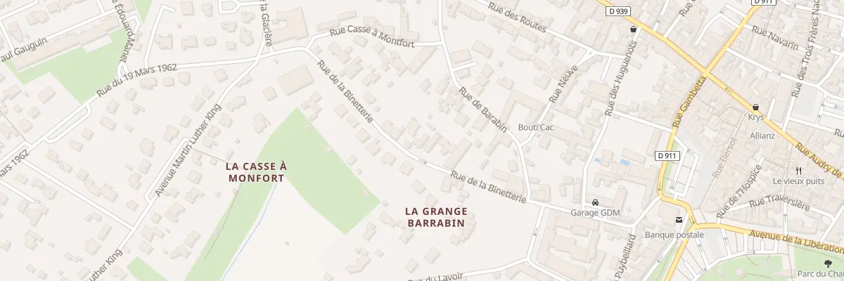 Plan du 13B Rue de la Binetterie à Surgères