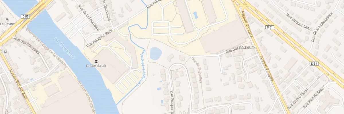 Plan du 28 Rue Prosper Mérimée à Laval
