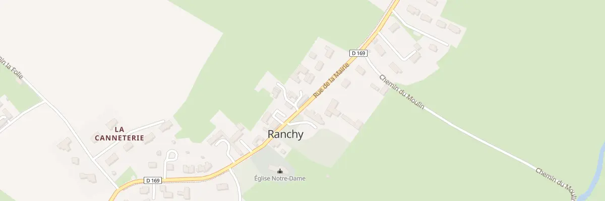 Plan du 8 Rue de la Mairie à Ranchy
