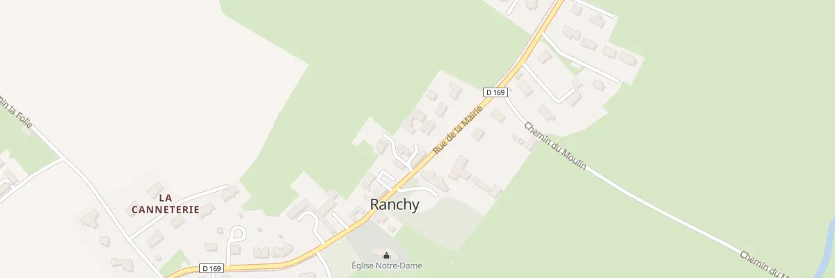 Plan du 8B Rue de la Mairie à Ranchy