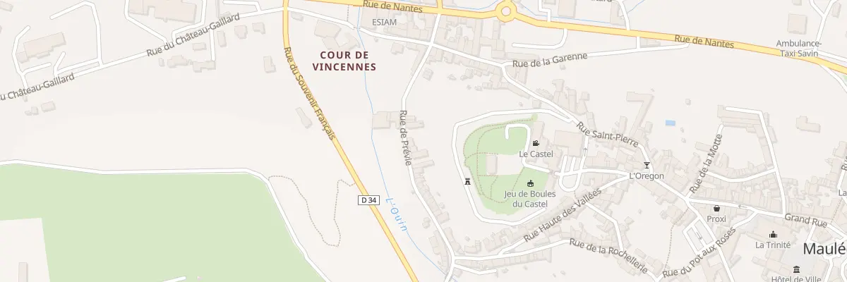Plan du 15 Rue de Prévie à Mauléon