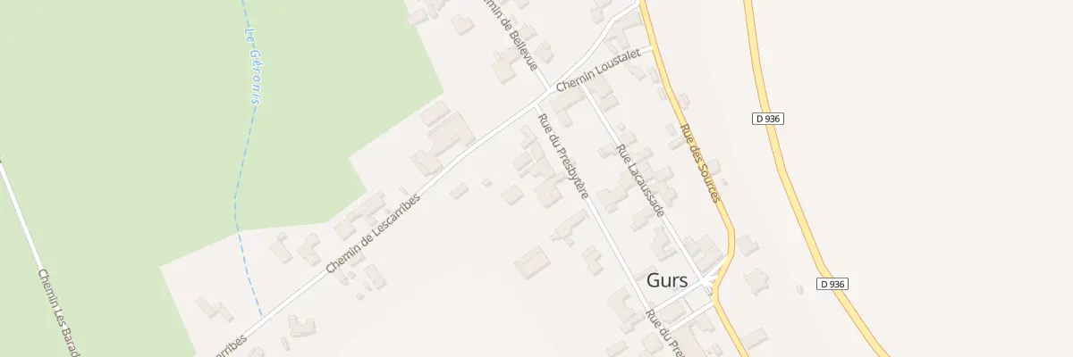 Plan du 19 Rue du Presbytère à Gurs