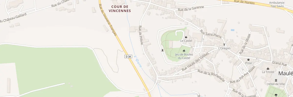 Plan du 23 Rue de Prévie à Mauléon