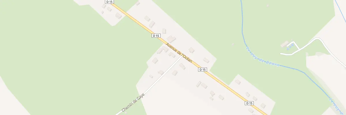 Plan du 769 Av de l’Océan à Amou