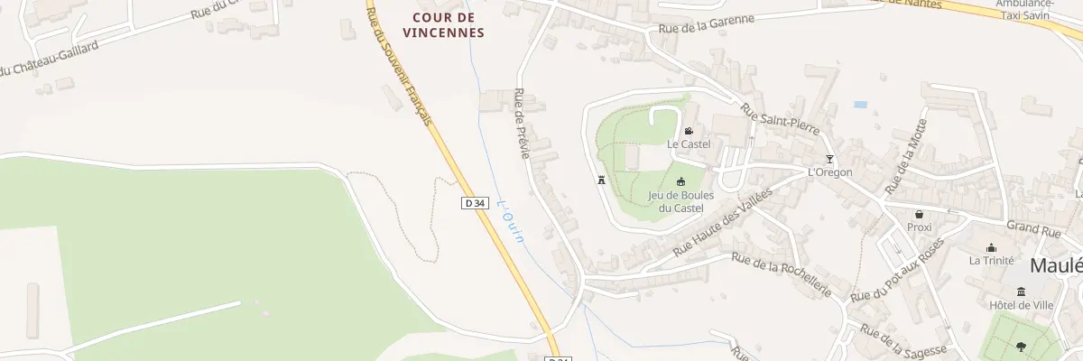 Plan du 25 Rue de Prévie à Mauléon
