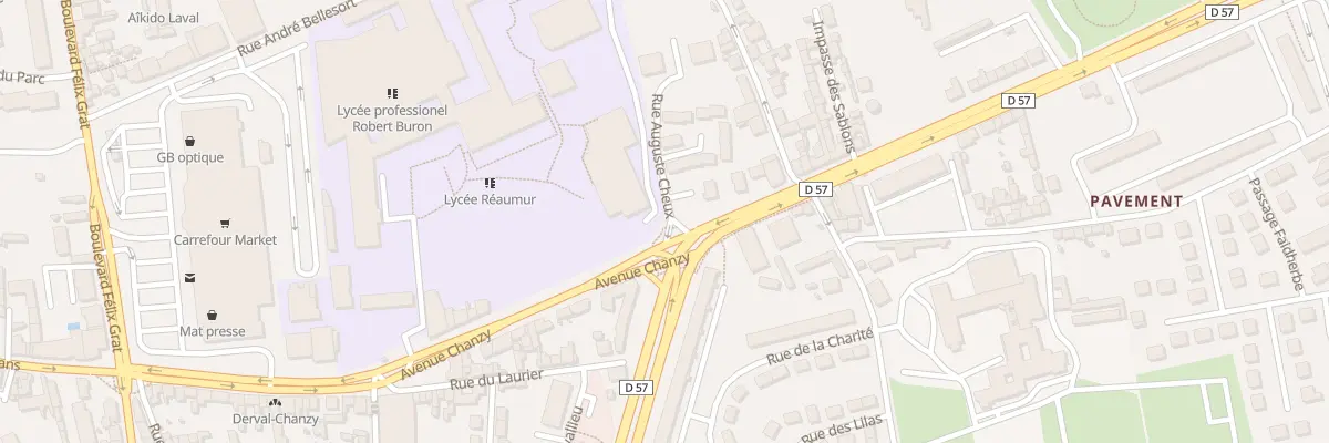 Plan du 18 Rue Auguste Cheux à Laval