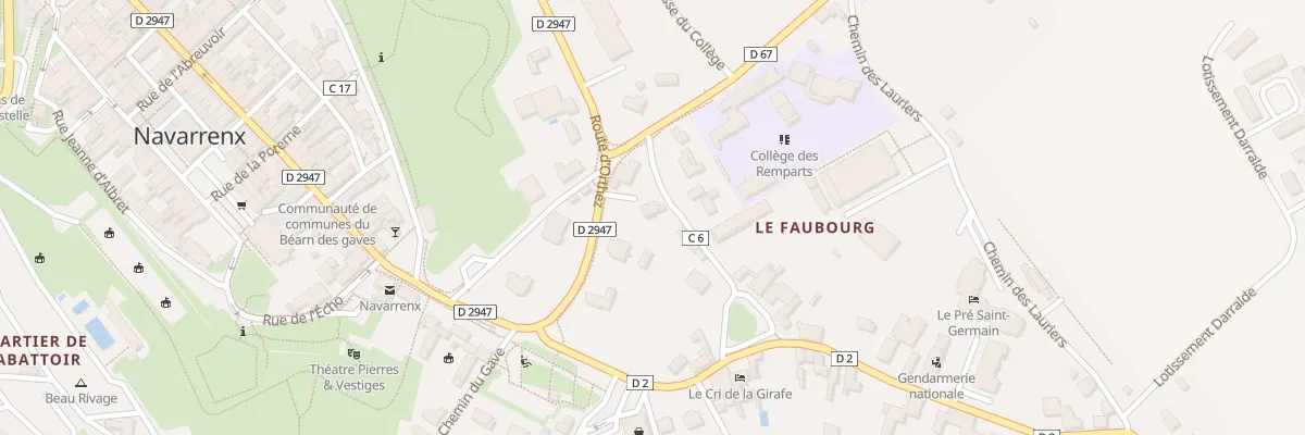 Plan du 5170 Che des Ecoles à Navarrenx