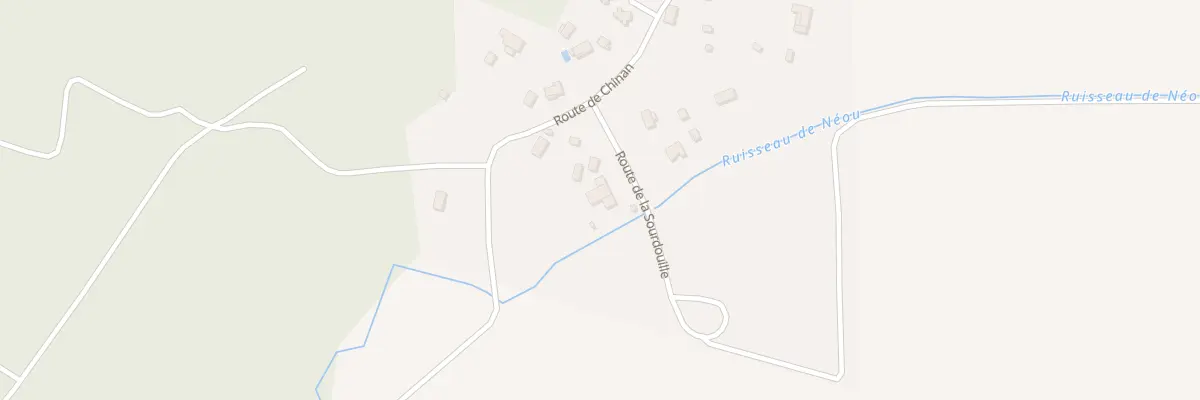 Plan du 5001F Sourdouille à Trensacq