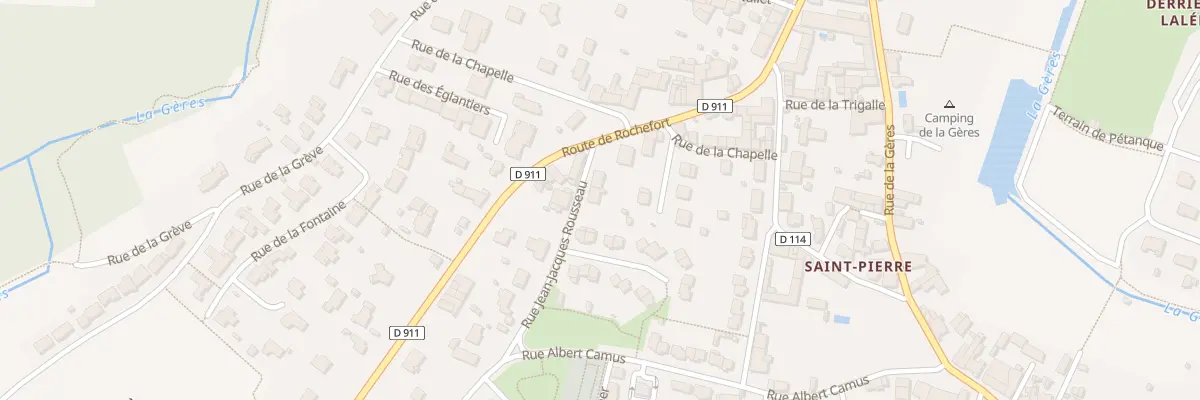 Plan du 3 Rue J Jacques Rousseau à Surgères