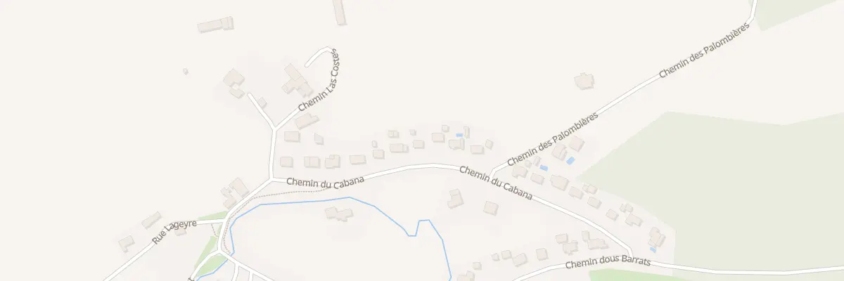 Plan du 13 Che du Cabana à Méritein
