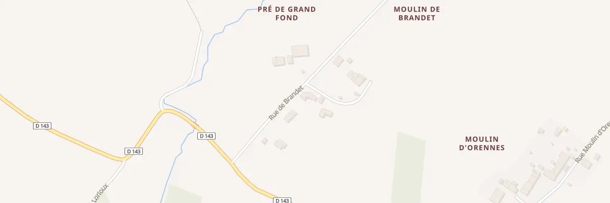 Plan du 11 Rue de Brandet à Montpellier-de-Médillan