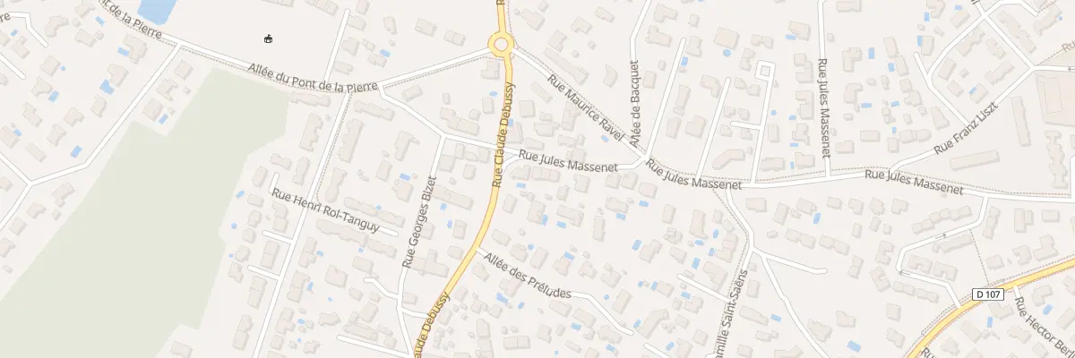 Plan du 38C Rue Jules Massenet à Saint-Médard-en-Jalles