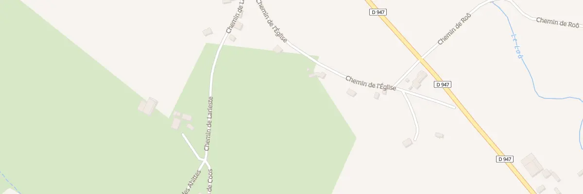 Plan du 626 Che de l’Église à Aubous