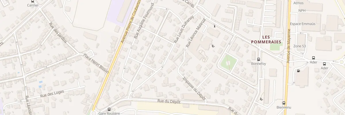 Plan du 30 Rue Louis Dufresnoy à Quelaines-Saint-Gault