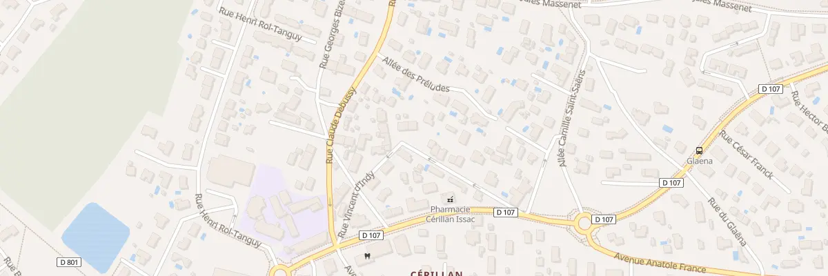 Plan du 15 Rue Vincent d’Indy à Saint-Médard-en-Jalles