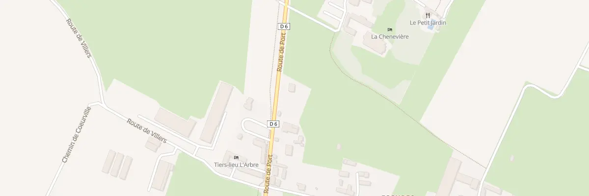 Plan du 22 Rte de Port à Commes