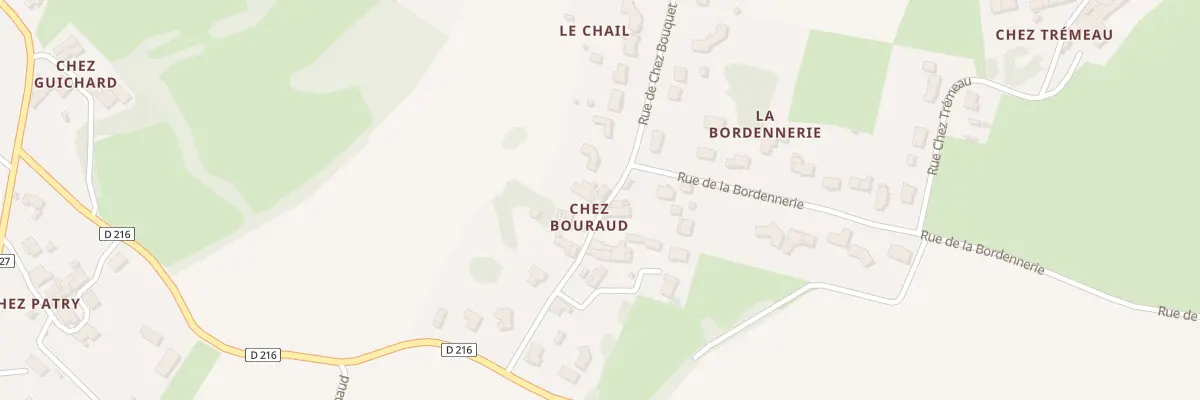 Plan du 2 Rue de Chez Bouraud à Luchat