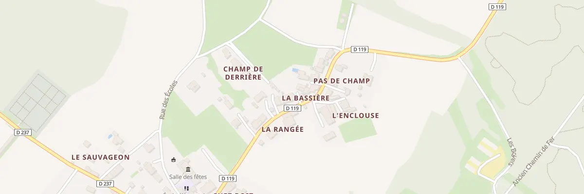 Plan du 29 Rue de l’Hôtel de Ville aux Essards