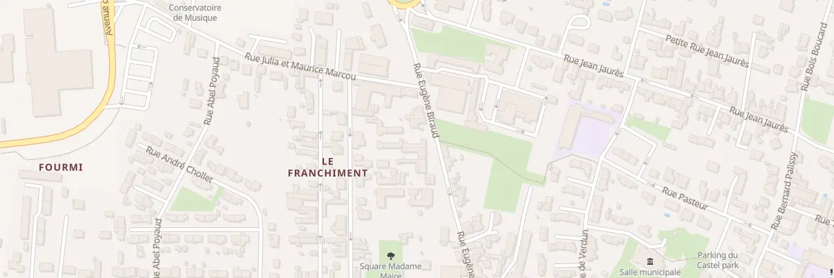 Plan du 20 Rue Eugène Biraud à Surgères