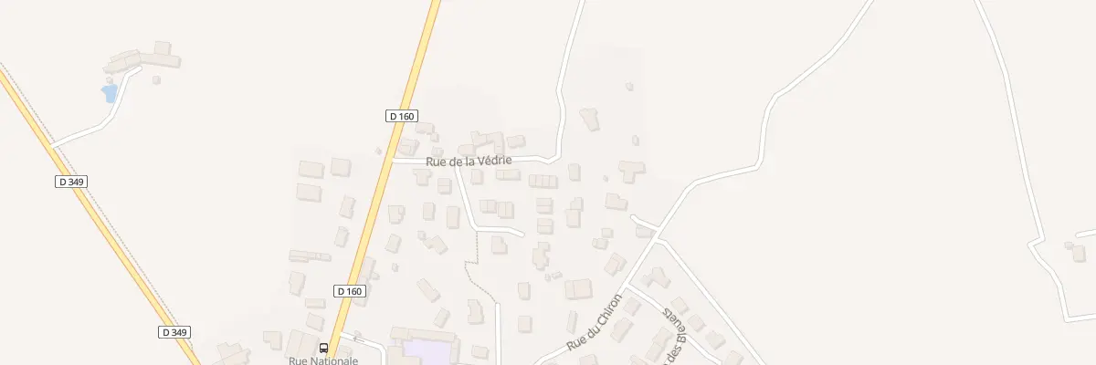 Plan du 10 Rue de la Vedrie (Georges-Gard à Chemillé-en-Anjou
