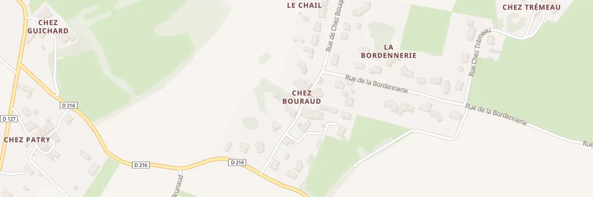 Plan du 8 Rue de chez Bouraud à Corme-Royal
