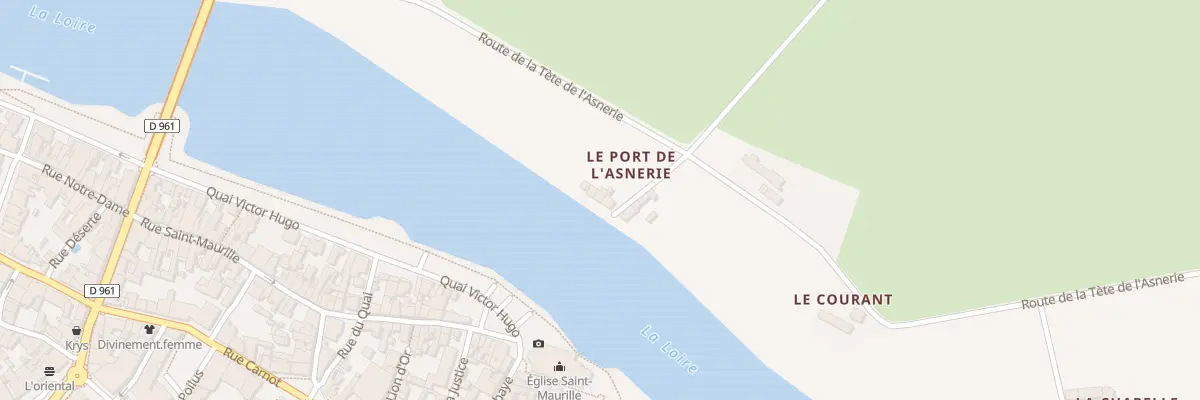 Plan du 81 Che du Port de l’Asnerie à Chalonnes-sur-Loire
