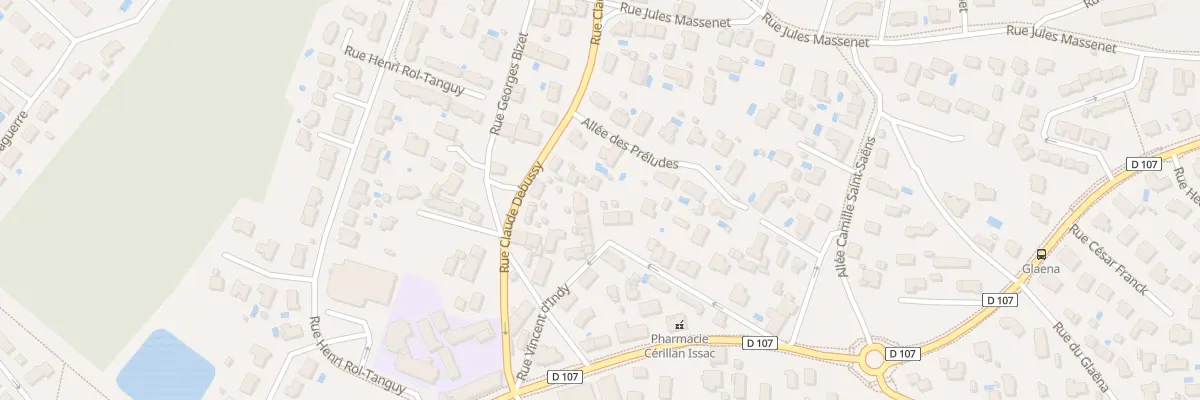 Plan du 21 Rue Vincent d’Indy à Saint-Médard-en-Jalles