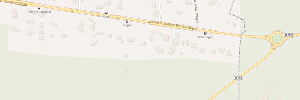 Plan du 66 Av Col Pierre Bourgoin à Martignas-sur-Jalle