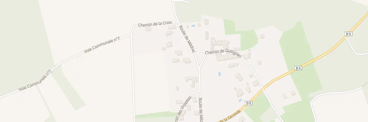Plan du 16 Rte de Médrac à Moulis-en-Médoc