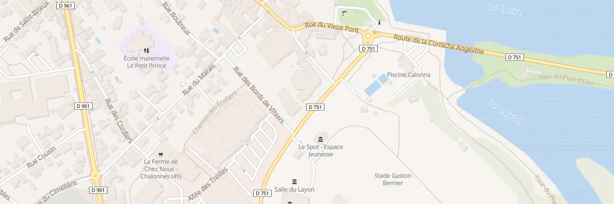 Plan du 2 Av Laffon de Ladebat à Chalonnes-sur-Loire