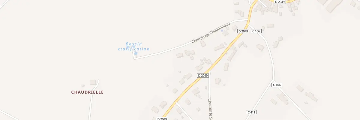 Plan du 33 Che de Chaponneau à Saint-Michel-le-Cloucq