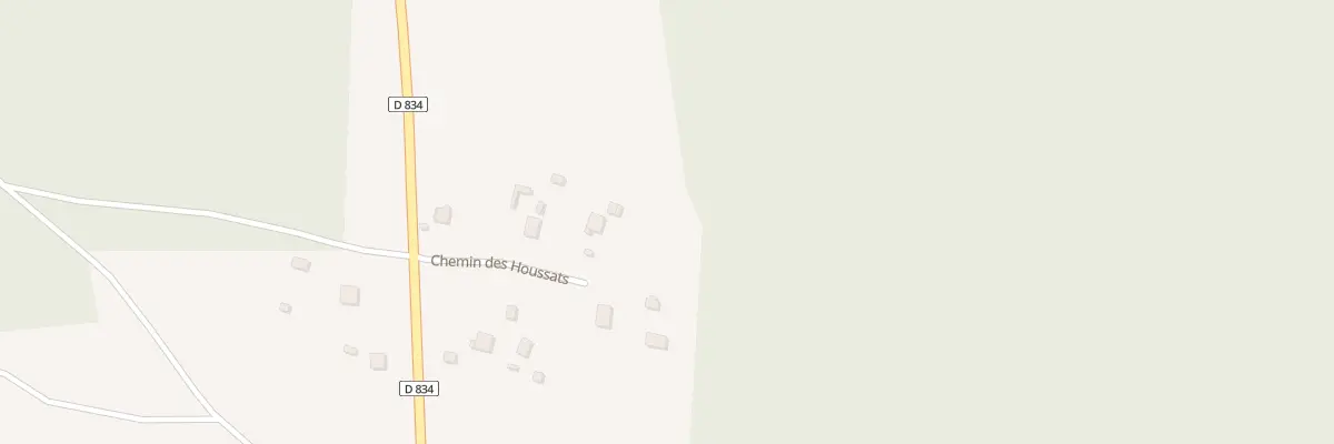 Plan du 30 Houssats à Trensacq