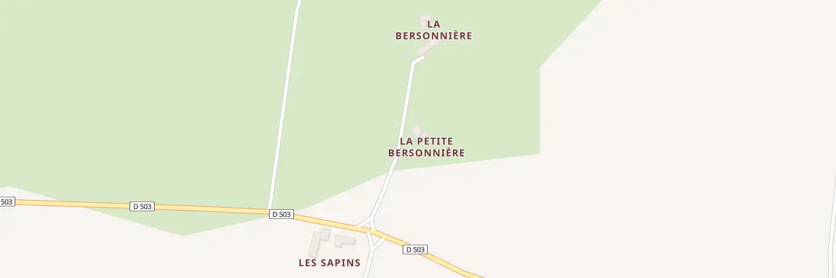 Plan du 1 La Petite Bersonnière à Brecé