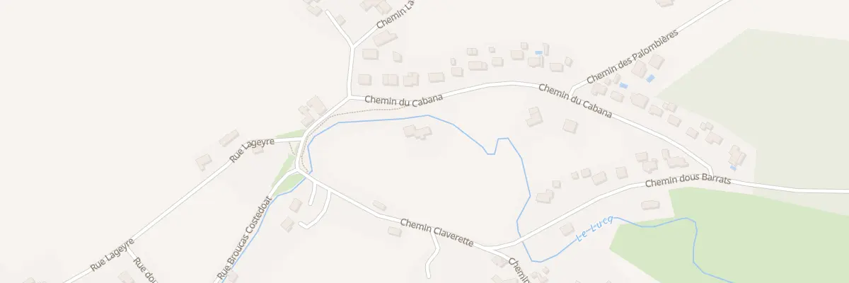Plan du 2 Che du Cabana à Méritein