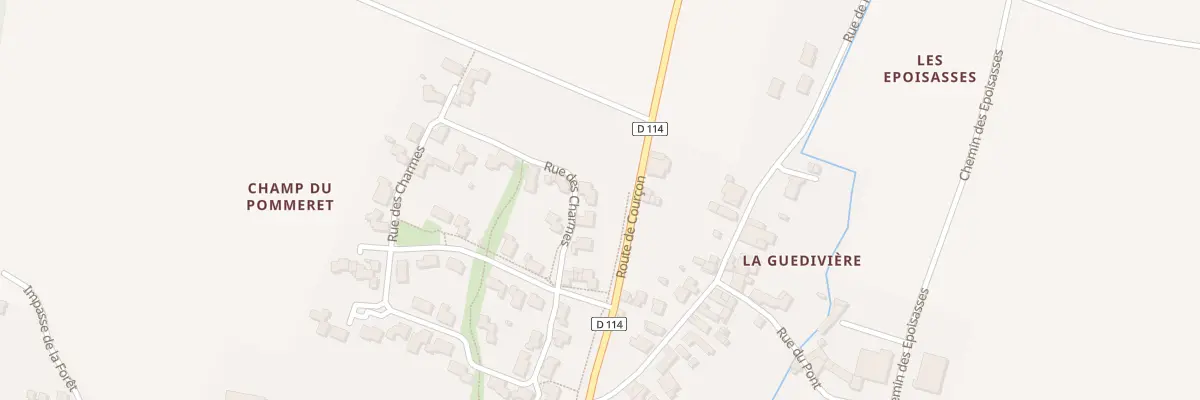Plan du 6 Rue des Charmes à La Laigne