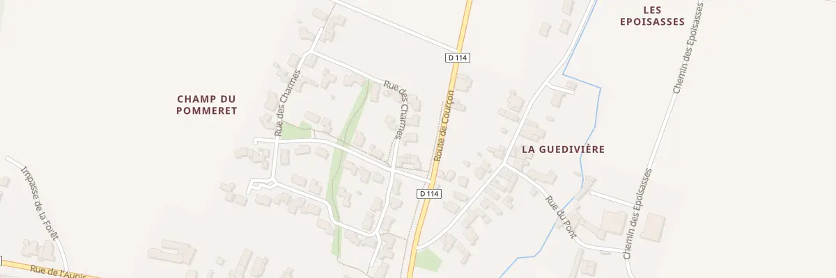 Plan du 2 Rue des Charmes à La Laigne