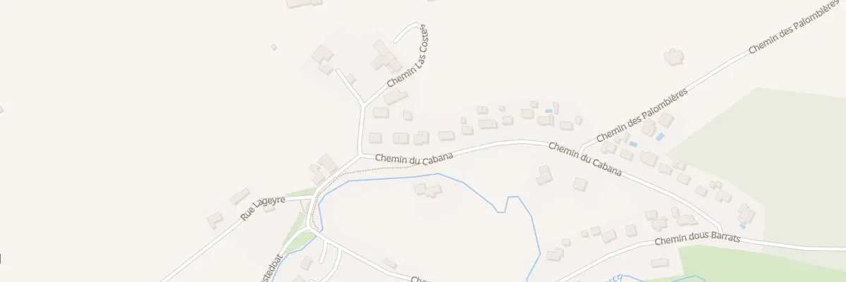 Plan du 5 Che du Cabana à Méritein