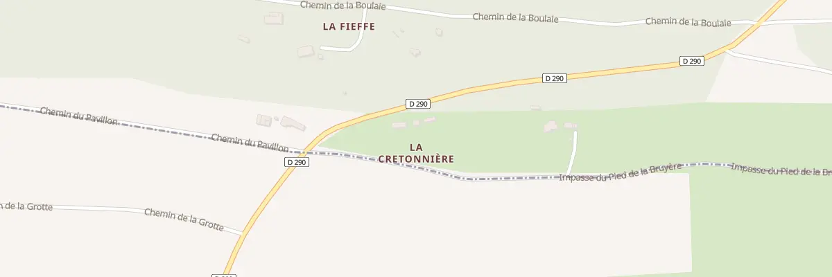 Plan du 7 Rte de Montchamp - Montchauvet à Souleuvre en Bocage