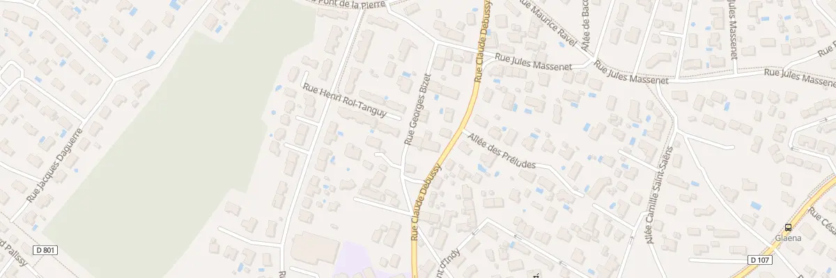 Plan du 13 Rue Georges Bizet à Saint-Médard-en-Jalles
