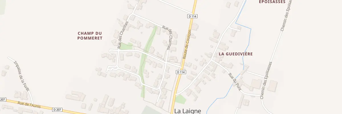 Plan du 4 Rue de la Chênaie à La Laigne
