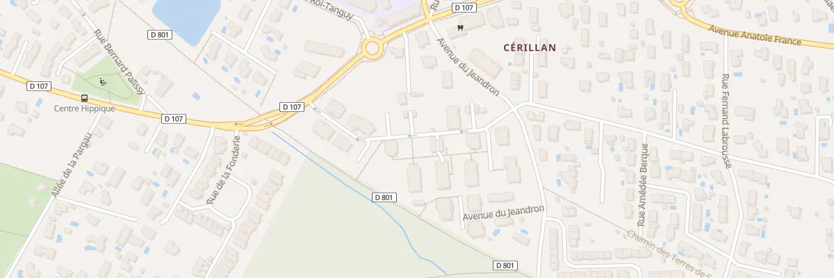 Plan du 4 Rue Renee Lacoude à Saint-Médard-en-Jalles