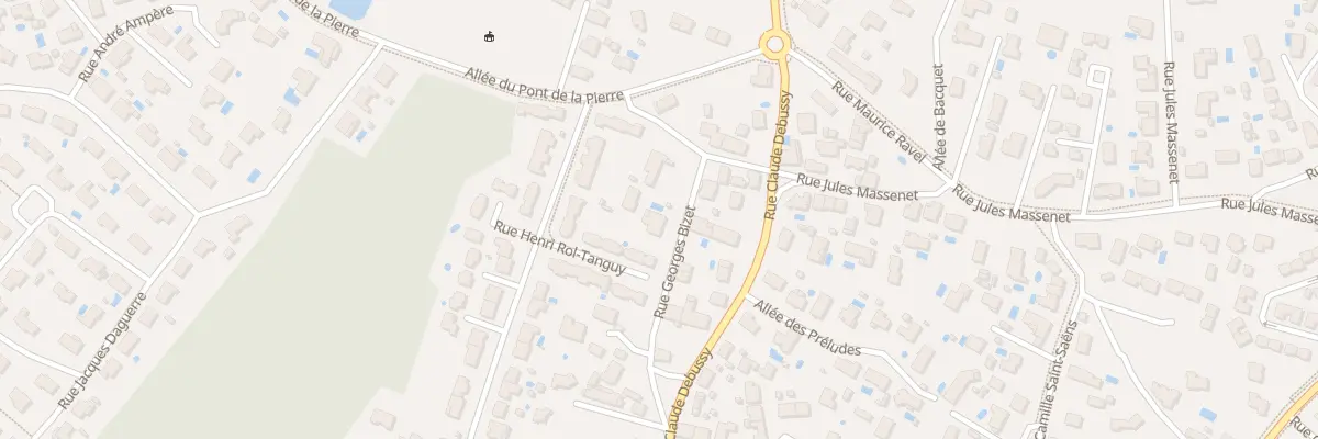 Plan du 22A Rue Georges Bizet à Saint-Médard-en-Jalles