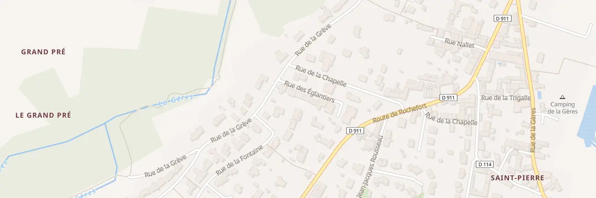 Plan du 3 Rue des Églantiers à Surgères